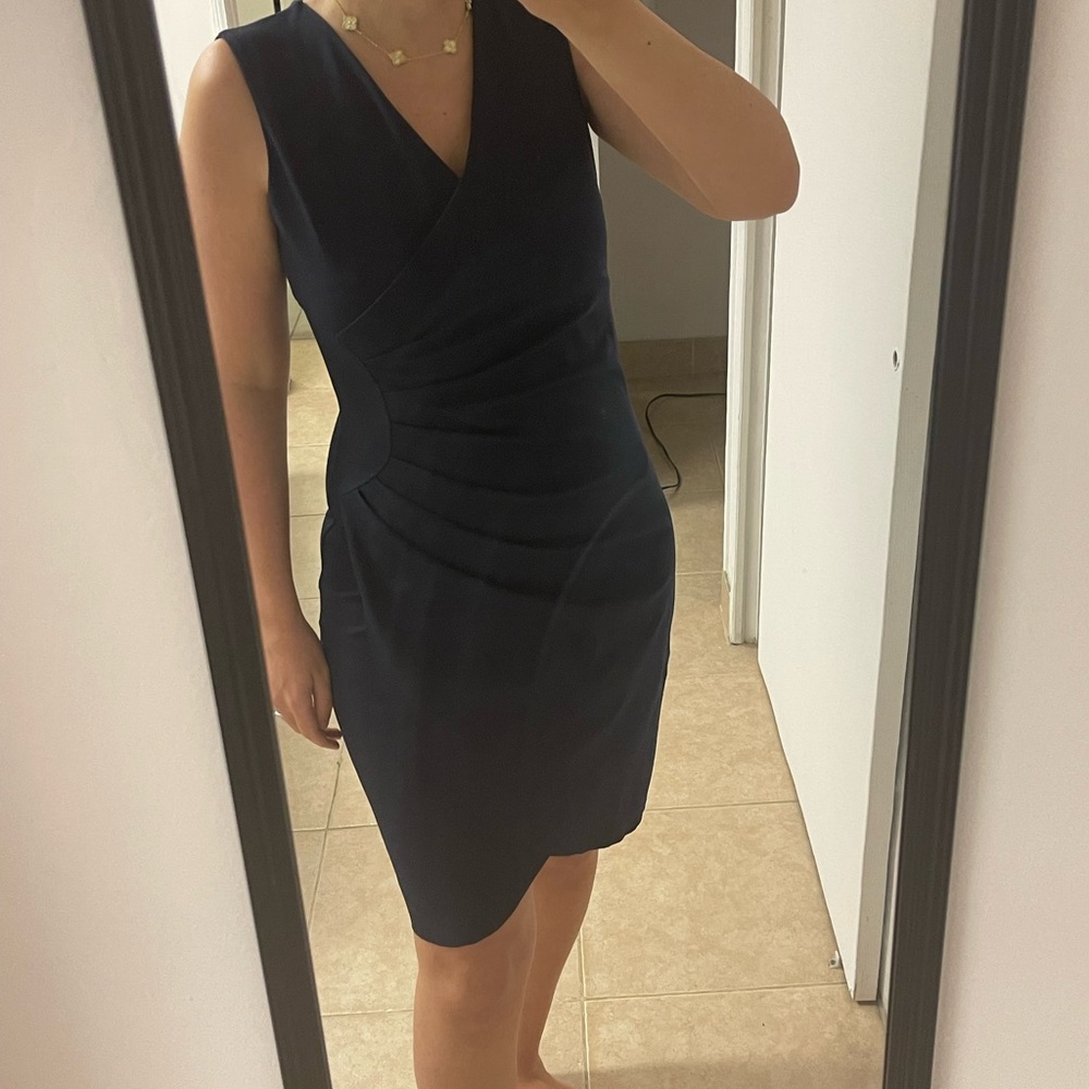 Rinascimento Midnight Blue Midi Dress